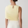Top aderente monospalla Adrienne – Giallo limone Top aderente monospalla Adrienne – Giallo limone