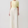 Top aderente monospalla Adrienne – Giallo limone Top aderente monospalla Adrienne – Giallo limone