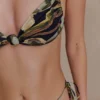 Top bikini arricciato Rosmunda – Stampa Fluid Reverie verde Top bikini arricciato Rosmunda – Stampa Fluid Reverie verde