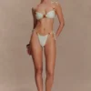 Top bikini con perline Memphis – Menta Top bikini con perline Memphis – Menta