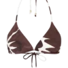 Top bikini Marquise – Stampa Deco Fleur color cioccolato Top bikini Marquise – Stampa Deco Fleur color cioccolato
