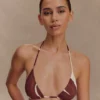 Top bikini Marquise – Stampa Deco Fleur color cioccolato Top bikini Marquise – Stampa Deco Fleur color cioccolato