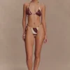 Top bikini Marquise – Stampa Deco Fleur color cioccolato Top bikini Marquise – Stampa Deco Fleur color cioccolato