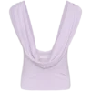 Top Bridget con scollo drappeggiato sul retro – Lilla polveroso