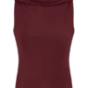 Top Bridget Slinky con scollo a cappuccio – Borgogna Top Bridget Slinky con scollo a cappuccio – Borgogna
