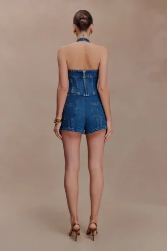 Pantaloncini in Denim Meadow – Blu scuro Pantaloncini in Denim Meadow – Blu scuro