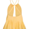 Top halter in chiffon Korra – Butterscotch Top halter in chiffon Korra – Butterscotch
