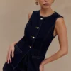 Top in Denim con bottoni Abel – Blu indaco Top in Denim con bottoni Abel – Blu indaco
