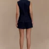 Top in Denim con bottoni Abel – Blu indaco Top in Denim con bottoni Abel – Blu indaco