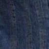 Top in Denim con maniche ad aletta Loretta – Blu scuro slavato Top in Denim con maniche ad aletta Loretta – Blu scuro slavato