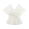 Top in Denim con spalle scoperte Rayne – Bianco Top in Denim con spalle scoperte Rayne – Bianco