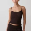 Top in maglia bouclé Mattais – Cioccolato fondente Top in maglia bouclé Mattais – Cioccolato fondente