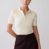 Top in maglia con bottoni Philly – Avorio Top in maglia con bottoni Philly – Avorio