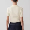 Top in maglia con bottoni Philly – Avorio Top in maglia con bottoni Philly – Avorio