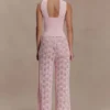 Top in maglia con davanti arricciato Angelika – Rosa confetto Top in maglia con davanti arricciato Angelika – Rosa confetto