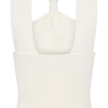 Top in maglia con davanti intrecciato Angelika – Avorio Top in maglia con davanti intrecciato Angelika – Avorio