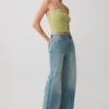 Top in maglia con scollo all’americana e dettagli metallici Dimitri – Verde oliva chiaro Top in maglia con scollo all’americana e dettagli metallici Dimitri – Verde oliva chiaro