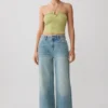 Top in maglia con scollo all’americana e dettagli metallici Dimitri – Verde oliva chiaro Top in maglia con scollo all’americana e dettagli metallici Dimitri – Verde oliva chiaro