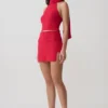 Top in maglia con scollo all’americana e schiena scoperta Misty – Rosso Top in maglia con scollo all’americana e schiena scoperta Misty – Rosso