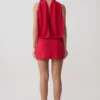 Top in maglia con scollo all’americana e schiena scoperta Misty – Rosso Top in maglia con scollo all’americana e schiena scoperta Misty – Rosso