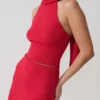 Top in maglia con scollo all’americana e schiena scoperta Misty – Rosso Top in maglia con scollo all’americana e schiena scoperta Misty – Rosso