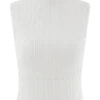 Top in maglia Indy Pointelle – Avorio Top in maglia Indy Pointelle – Avorio
