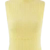 Top in maglia Indy Pointelle – Giallo limone Top in maglia Indy Pointelle – Giallo limone