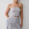 Top in maglia Jaytee – Azzurro Top in maglia Jaytee – Azzurro
