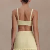 Top in maglia pointelle Coleene – Giallo limone Top in maglia pointelle Coleene – Giallo limone