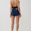 Top in modal con scollo a cappuccio Huyen – Nero