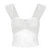 Top in pizzo e rete Guinevere – Avorio Top in pizzo e rete Guinevere – Avorio