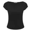 Top in rete a maniche corte Romana – Nero Top in rete a maniche corte Romana – Nero
