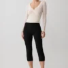 Top in rete a maniche lunghe Lumi – Colore osso