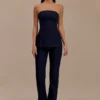 Top lungo in Denim senza spalline Madelyn – Blu indaco Top lungo in Denim senza spalline Madelyn – Blu indaco