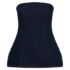 Top lungo in Denim senza spalline Madelyn – Blu indaco Top lungo in Denim senza spalline Madelyn – Blu indaco