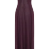 Top lungo in maglia Marimae – Prugna