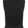 Top lungo Linley in nylon riciclato – Nero