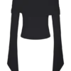 Top monospalla Dahlia – Nero Top monospalla Dahlia – Nero