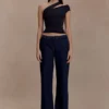 Top monospalla in modal Anna – Nero Top monospalla in modal Anna – Nero