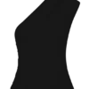Top monospalla in modal Anna – Nero Top monospalla in modal Anna – Nero