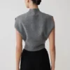 Top oversize in maglia Niko – Antracite Top oversize in maglia Niko – Antracite