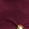 Top senza maniche a coste Lola con dettagli metallici – Borgogna Top senza maniche a coste Lola con dettagli metallici – Borgogna
