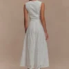 Top senza maniche Arla con ricami – Bianco Top senza maniche Arla con ricami – Bianco