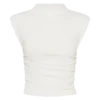 Top senza maniche con collo alto Ellia – Bianco Top senza maniche con collo alto Ellia – Bianco