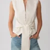 Top senza maniche con lacci in vita Alina – A righe Top senza maniche con lacci in vita Alina – A righe
