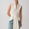 Top senza maniche con lacci in vita Alina – A righe Top senza maniche con lacci in vita Alina – A righe