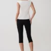 Top senza maniche con spalle scoperte e bottoni Billie – Bianco Top senza maniche con spalle scoperte e bottoni Billie – Bianco
