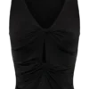 Top senza maniche Millie Twist – Nero Top senza maniche Millie Twist – Nero