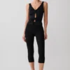 Top senza maniche Millie Twist – Nero Top senza maniche Millie Twist – Nero