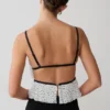 Top senza maniche plissettato Lilou – A pois Top senza maniche plissettato Lilou – A pois